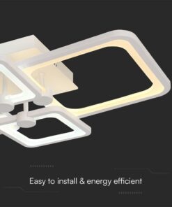 Φωτιστικό Οροφής LED 70W 3IN1 Dimmable Με Τηλεχειριστήριο Λευκού Χρώματος V-TAC – 23395VT