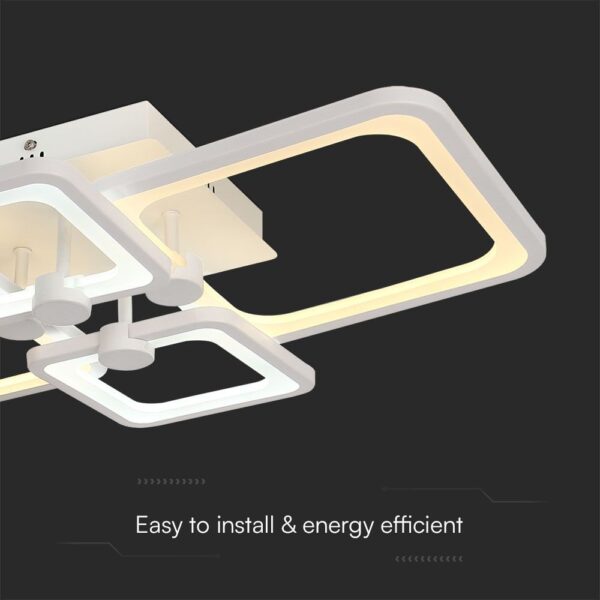 Φωτιστικό Οροφής LED 70W 3IN1 Dimmable Με Τηλεχειριστήριο Λευκού Χρώματος V-TAC – 23395VT