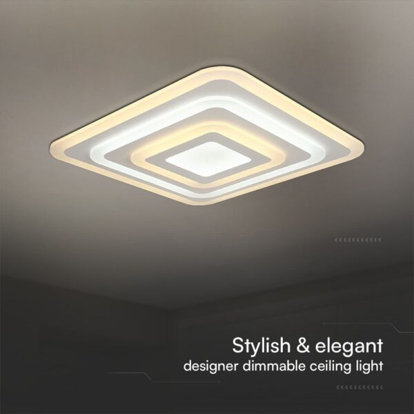 Φωτιστικό Οροφής LED 82W 3IN1 Dimmable Λευκού Χρώματος V-TAC – 23396VT