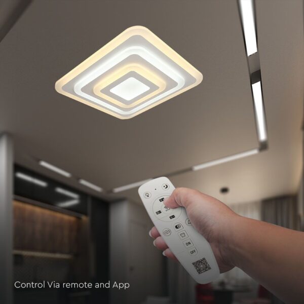 Φωτιστικό Οροφής LED 82W 3IN1 Dimmable Λευκού Χρώματος V-TAC – 23396VT