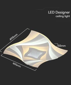 Φωτιστικό Οροφής LED 63W 3IN1 Dimmable Λευκού Χρώματος Με Τηλεχειρηστήριο V-TAC – 23397VT