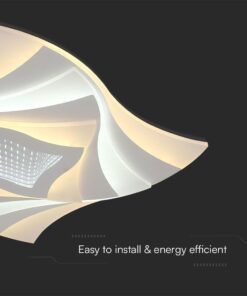 Φωτιστικό Οροφής LED 63W 3IN1 Dimmable Λευκού Χρώματος Με Τηλεχειρηστήριο V-TAC – 23397VT