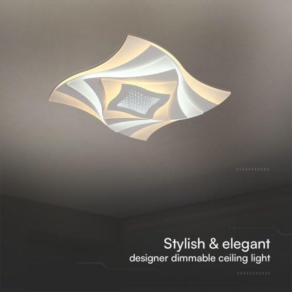 Φωτιστικό Οροφής LED 63W 3IN1 Dimmable Λευκού Χρώματος Με Τηλεχειρηστήριο V-TAC – 23397VT