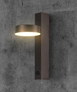 Μοντέρνο Περιστρεφόμενο Φωτιστικό Τοίχου – Απλίκα Ξενοδοχείου Bed Side 8W Μαύρο με Φορτιστή USB V-TAC 3000K – 23405