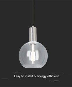 Κρεμαστό Φωτιστικό LED 5W 3000K Χρώμιο V-TAC – 23409VT