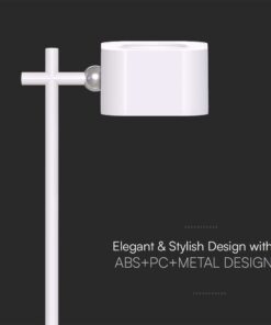 Επιτραπέζιο Επαναφορτιζόμενο Αποσπώμενο Φωτιστικό LED 3W LED με Μαγνήτη & Μανταλάκι CCT Λευκού Χρώματος V-TAC – 23410VT