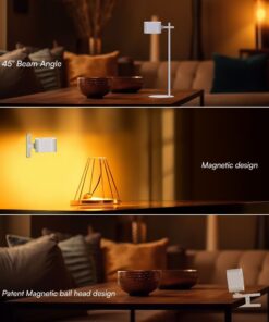 Επιτραπέζιο Επαναφορτιζόμενο Αποσπώμενο Φωτιστικό LED 3W LED με Μαγνήτη & Μανταλάκι CCT Λευκού Χρώματος V-TAC – 23410VT