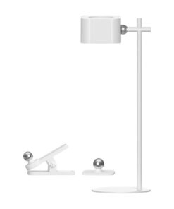 Επιτραπέζιο Επαναφορτιζόμενο Αποσπώμενο Φωτιστικό LED 3W LED με Μαγνήτη & Μανταλάκι CCT Λευκού Χρώματος V-TAC – 23410VT
