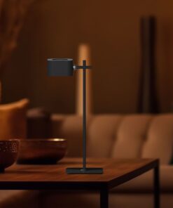 Επιτραπέζιο Επαναφορτιζόμενο Αποσπώμενο Φωτιστικό LED 3W LED με Μαγνήτη & Μανταλάκι CCT Μαύρου Χρώματος V-TAC – 23411VT