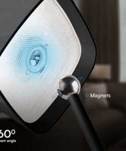 Ηλιακό Μαγνητικό Πορτατίφ LED 5W Dimmable IP65 CCT Μαύρου Χρώματος V-TAC – 23413VT