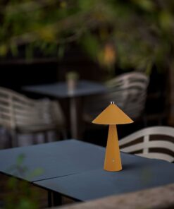 Επιτραπέζιο Επαναφορτιζόμενο Φωτιστικό με Κίτρινο Δέρμα LED 3W CCT Dimmable V-TAC – 23415VT