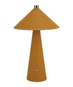 Επιτραπέζιο Επαναφορτιζόμενο Φωτιστικό με Κίτρινο Δέρμα LED 3W CCT Dimmable V-TAC – 23415VT