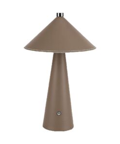 Επιτραπέζιο Επαναφορτιζόμενο Φωτιστικό με Καφέ Δέρμα LED 3W CCT Dimmable V-TAC – 23416VT