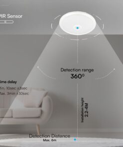 Φωτιστικό Οροφής LED 12W 3IN1 SAMSUNG CHIP Με Ανιχνευτή Κίνησης Λευκό V-TAC – 23418VT