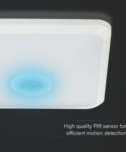 Φωτιστικό Οροφής LED 12W 3IN1 SAMSUNG CHIP Με Ανιχνευτή Κίνησης Λευκό V-TAC – 23419VT