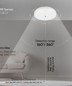 Φωτιστικό Οροφής LED 15W LED 3IN1 SAMSUNG CHIP Με Ανιχνευτή Κίνησης Λευκό IP44 V-TAC – 23420VT