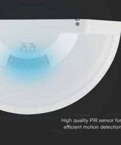 Επιτοίχιο Φωτιστικό LED 10W Με Ανιχνευτή Κίνησης SAMSUNG CHIP 3in1 IP54 Λευκό V-TAC – 23421VT