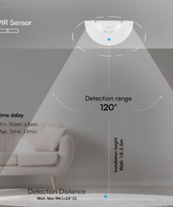 Επιτοίχιο Φωτιστικό LED 10W Με Ανιχνευτή Κίνησης SAMSUNG CHIP 3in1 IP54 Λευκό V-TAC – 23421VT