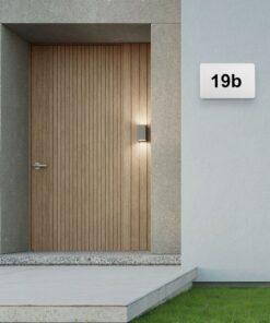 Φωτιστικό με Αρίθμηση Οδού LED 12W SAMSUNG 4000Κ IP65 Λευκό με Αισθητήρα Νύχτας/ΗμέραςV-TAC – 23422VT