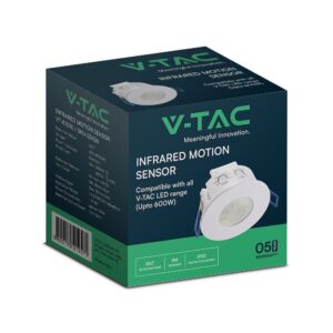 Χωνευτός Ανιχνευτής Κίνησης 360º Λευκός V-TAC – 23426VT