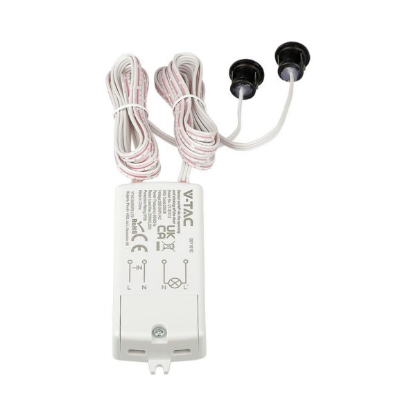 Αισθητήρας Υπερύθρων Πόρτας 5-6cm 200W 220V Λευκός V-TAC – 23428VT