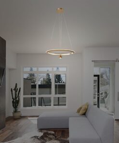 Κρεμαστό Φωτιστικό LED 46W 3000K Dimmable Χρυσού Χρώματος V-TAC – 23431VT