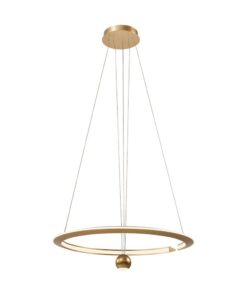 Κρεμαστό Φωτιστικό LED 46W 3000K Dimmable Χρυσού Χρώματος V-TAC – 23431VT