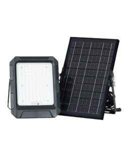 Προβολέας LED 10W 4000K με Ηλιακό Πάνελ με Μπαταρία IP65 Μαύρου Χρώματος V-TAC – 23438VT