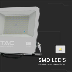 Προβολέας Samsung LED 100W 4000K IP65 Μαύρου Χρώματος V-TAC – 23440VT