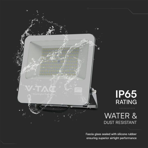 Προβολέας SAMSUNG LED 100W 6400K IP65 Μαύρου Χρώματος V-TAC – 23441VT