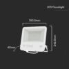 Προβολέας LED 100W 4000K IP65 Λευκού Χρώματος V-TAC – 23442VT
