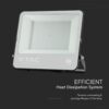 LED Προβολέας 200W V-TAC Samsung Chip Μαύρος/Γκρι 17540lm Αδιάβροχος IP65 6500K – 23444