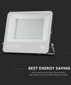 LED Προβολέας 200W V-TAC Samsung Chip Μαύρος/Γκρι 17540lm Αδιάβροχος IP65 6500K – 23444