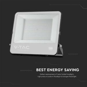 LED Προβολέας 200W V-TAC Samsung Chip Μαύρος/Γκρι 17540lm Αδιάβροχος IP65 6500K – 23444