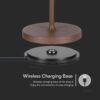 Επαναφορτιζόμενο Πορτατιφ LED 1.5W Dimmable Αφής 3000Κ IP54 Corten απόχρωση Σκουριάς με Βάση Φόρτισης V-TAC – 23446
