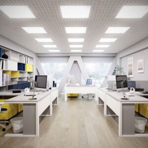 LED Panel 36W 595x595mm Backlit 120Lm/W 6400K 6PCS/SET Flicker Free V-TAC – 23455