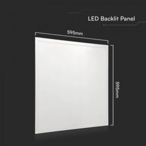 LED Panel 36W 595x595mm Backlit 120Lm/W 4000K 6PCS/SET Flicker Free V-TAC – 23456
