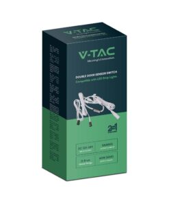 Διπλός Ανιχνευτής Κίνησης Πόρτας 0-8 cm για Ταινίες LED 12/24V 60W Λευκός V-TAC – 23457VT