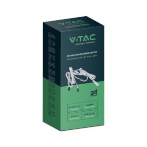 Διπλός Ανιχνευτής Κίνησης Πόρτας 0-8 cm για Ταινίες LED 12/24V 60W Λευκός V-TAC – 23457VT