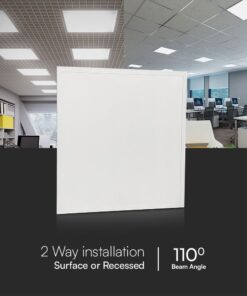 LED Πάνελ Τετράγωνο Χωνευτό 60X60cm 25W V-TAC 120° 4500lm Φυσικό Λευκό 4000K – 23393