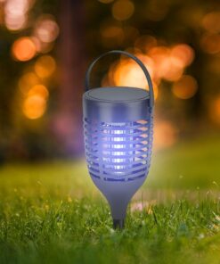 Ηλιακή Εντομοπαγίδα LED Επαναφορτιζόμενη με 3in1 Βάση V-TAC – 23459VT