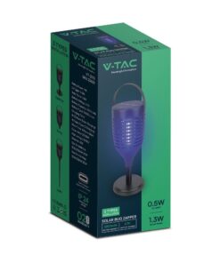 Ηλιακή Εντομοπαγίδα LED Επαναφορτιζόμενη με 3in1 Βάση V-TAC – 23459VT