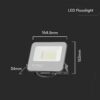 LED Προβολέας 30W Μαύρος-Γκρι V-TAC RGB+6500K με Τηλεχειριστήριο IP65 115° 2310lm  – 23462