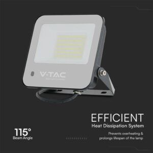 50W LED Προβολέας RGB+6500K Μαύρος με Controler IP65 V-TAC – 23463