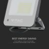 50W LED Προβολέας RGB+6500K Μαύρος με Controler IP65 V-TAC – 23463