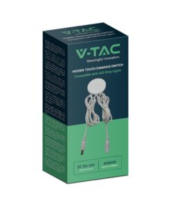 Κρυφός Διακόπτης-Dimmer Αφής Για LED Ταινίες 12-24V Λευκό V-TAC – 23465VT