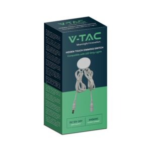 Κρυφός Διακόπτης-Dimmer Αφής Για LED Ταινίες 12-24V Λευκό V-TAC – 23465VT