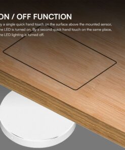 Κρυφός Διακόπτης-Dimmer Αφής Για LED Ταινίες 12-24V Λευκό V-TAC – 23465VT