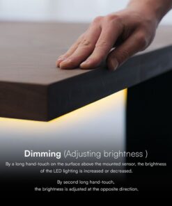Κρυφός Διακόπτης-Dimmer Αφής Για LED Ταινίες 12-24V Μαύρος V-TAC – 23466VT