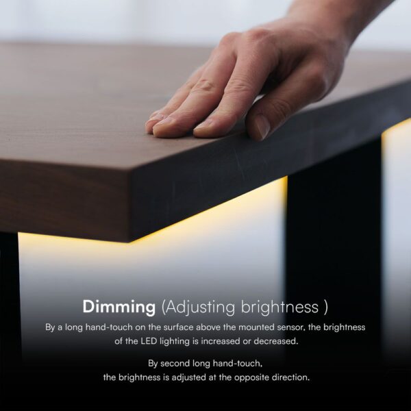 Κρυφός Διακόπτης-Dimmer Αφής Για LED Ταινίες 12-24V Μαύρος V-TAC – 23466VT